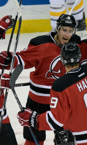 Lappin, Palmieri lead Devils to 4-2 win over Sabres